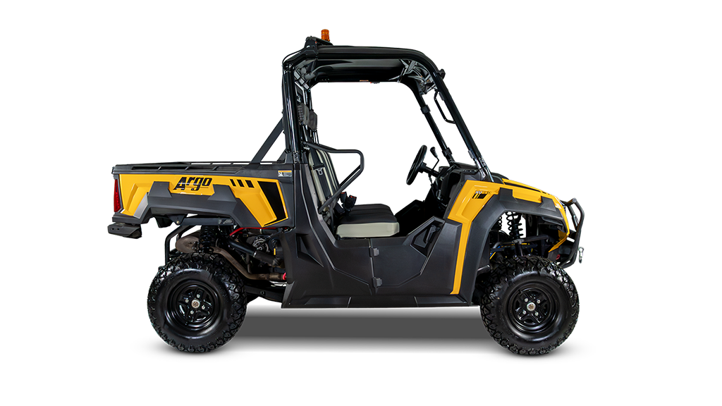 All-new commercial utility vehicle from ARGO hauls on remote work sites All-new commercial utility vehicle from ARGO hauls on remote work sites