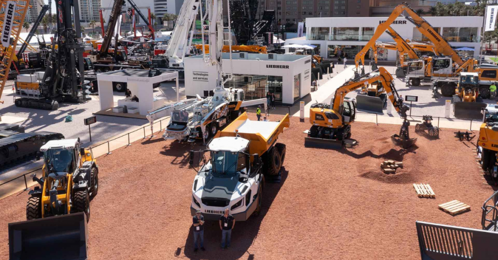 Liebherr’s massive outdoor display at CONEXPO-CON/AGG to feature daily interactive demos