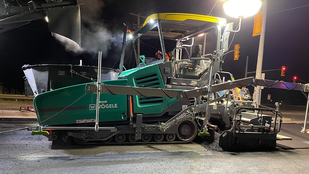 Vögele pavers prove their worth on high-specification GTA projects