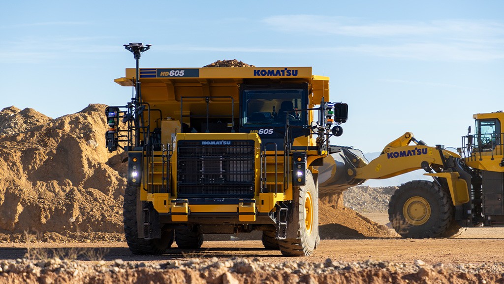 Komatsu's Smart Quarry Autonomous solution for haul trucks can be deployed without extensive infrastructure upgrades