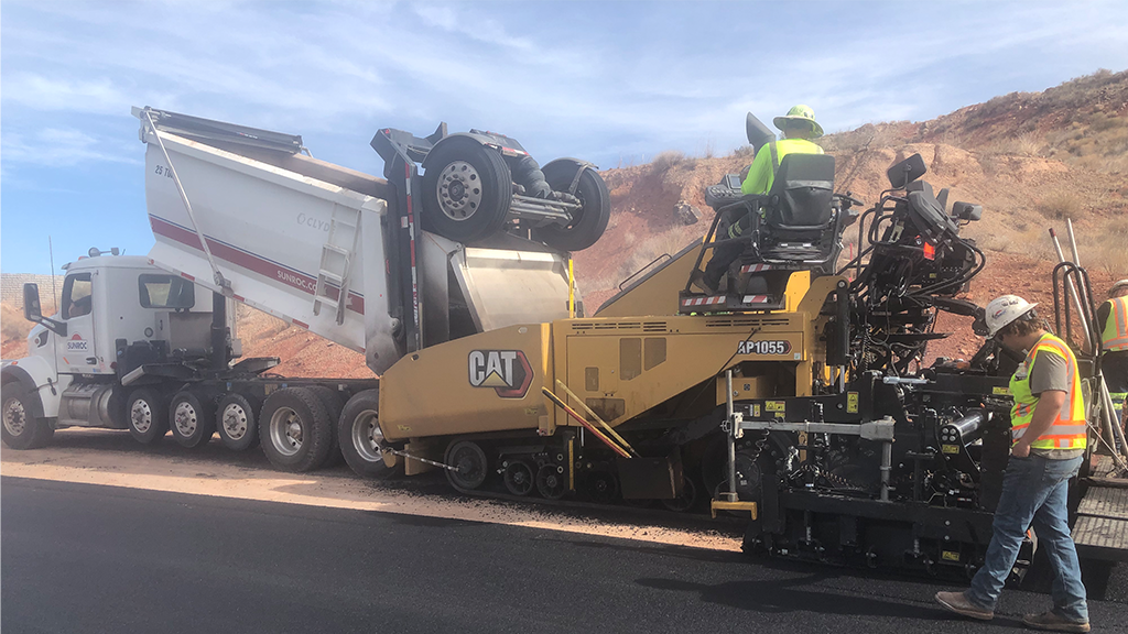 Cat paving updates include improved maintenance access on asphalt pavers