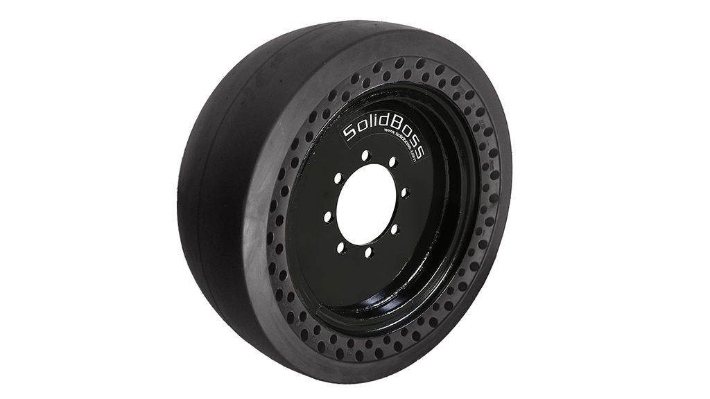 A tire on a white background A tire on a white background