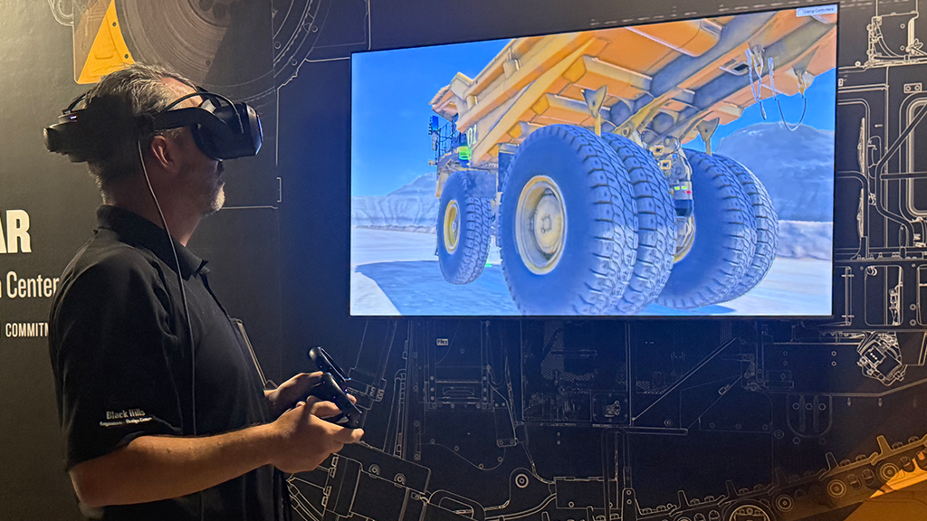 Caterpillar engineers build and validate digital prototypes at newly opened design centre Caterpillar engineers build and validate digital prototypes at newly opened design centre