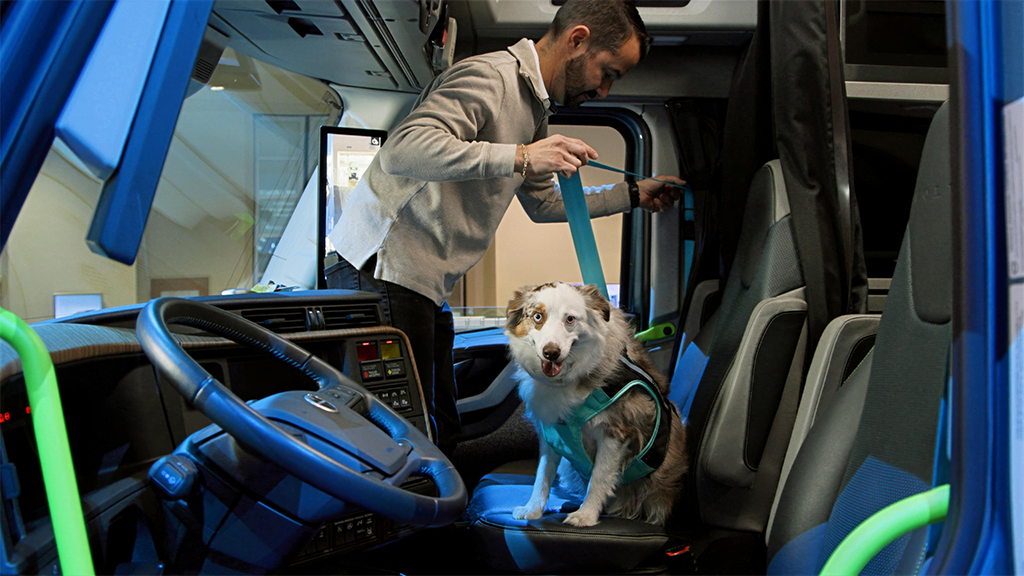 Bringing your dog on the road? Volvo Trucks' new safety guide covers everything you need to know Bringing your dog on the road? Volvo Trucks' new safety guide covers everything you need to know
