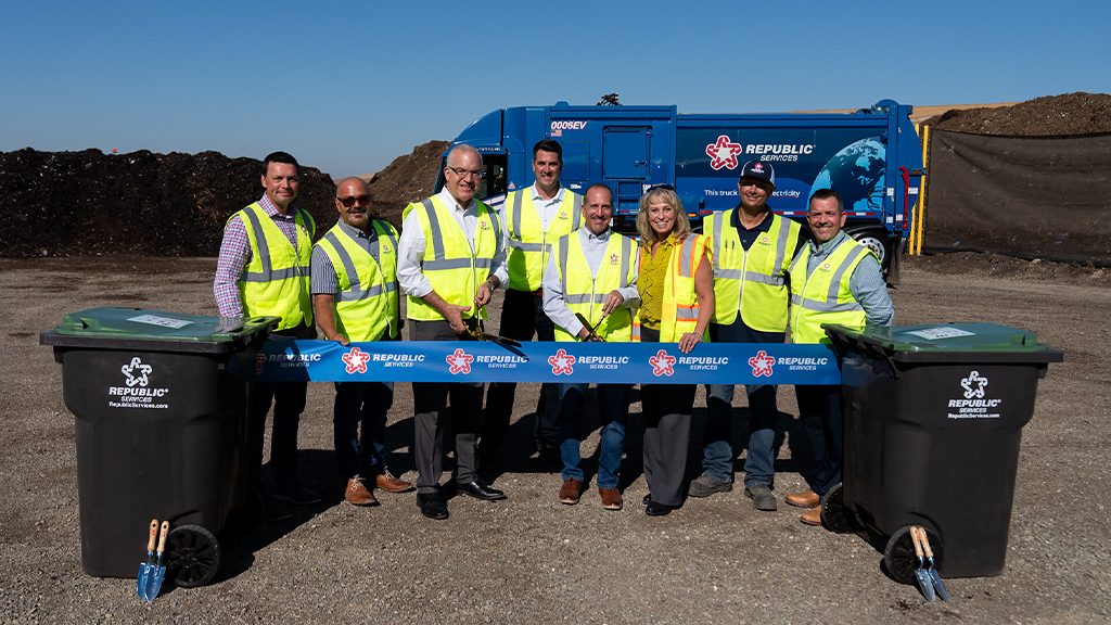 Northern California compost facility to process 147,000 tons of material annually with Republic Services’ support Northern California compost facility to process 147,000 tons of material annually with Republic Services’ support