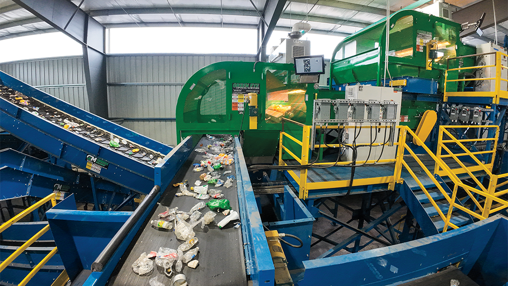 A large optical sorting machine
