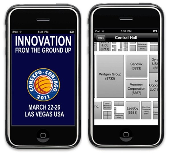 Get the most out of CONEXPOCON/AGG with a Smartphone app