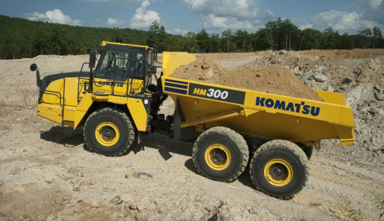 Komatsu America Corp. Introduces The HM300-5 Articulated Dump Truck