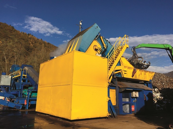 Compact Pre-Shredder / Main Shredder Combination Processes Up To 45 ...