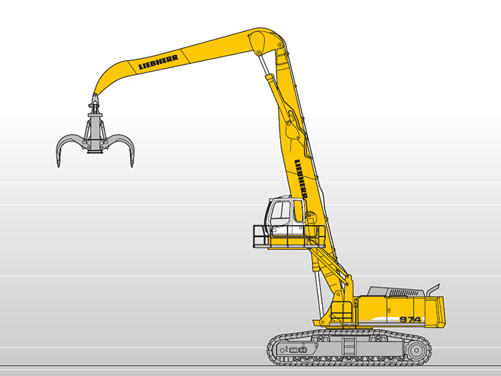 Liebherr - R 974 C Litronic Material Handlers Liebherr - R 974 C Litronic Material Handlers