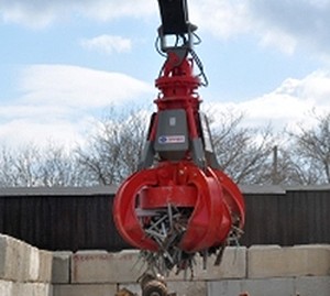 Gensco - MG Series Grapple with Scrap Magnet Orange Peel Grapples Gensco - MG Series Grapple with Scrap Magnet Orange Peel Grapples