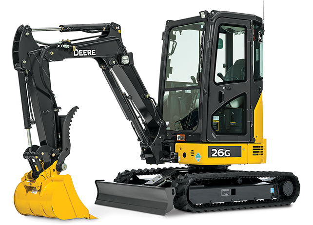 John Deere Construction & Forestry - 26G Compact Excavators John Deere Construction & Forestry - 26G Compact Excavators