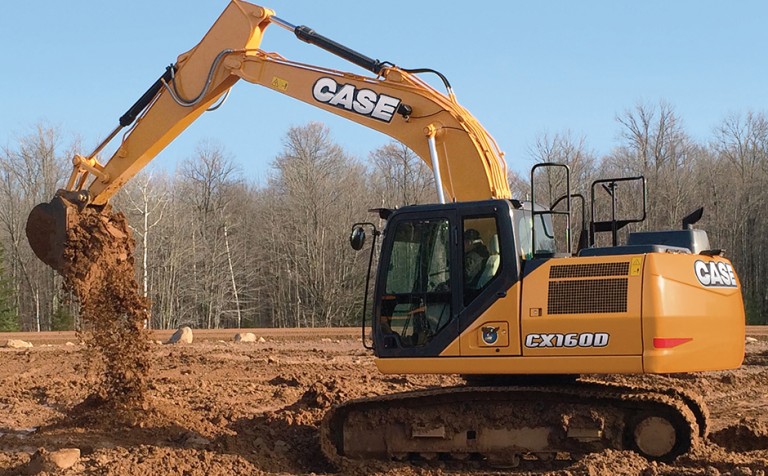 Case D Series excavators boast more standard features