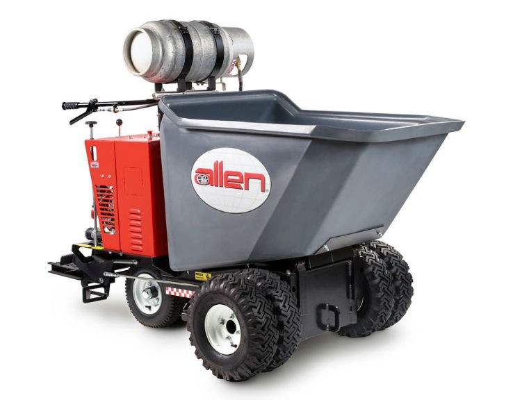 Allen AR16 propane wheel buggy for contractors working in confined
