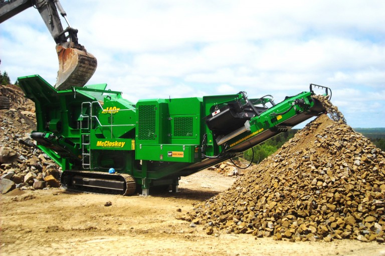 McCloskey International J40 Track Mounted Jaw Crushers Heavy