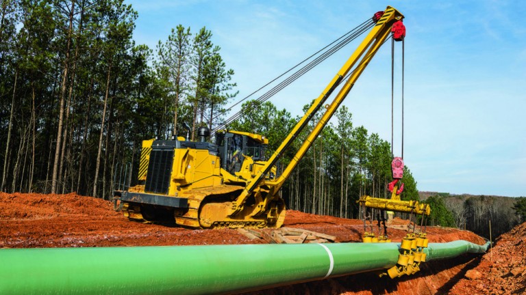 Purpose-built pipelayer-ready crawlers ready to lift