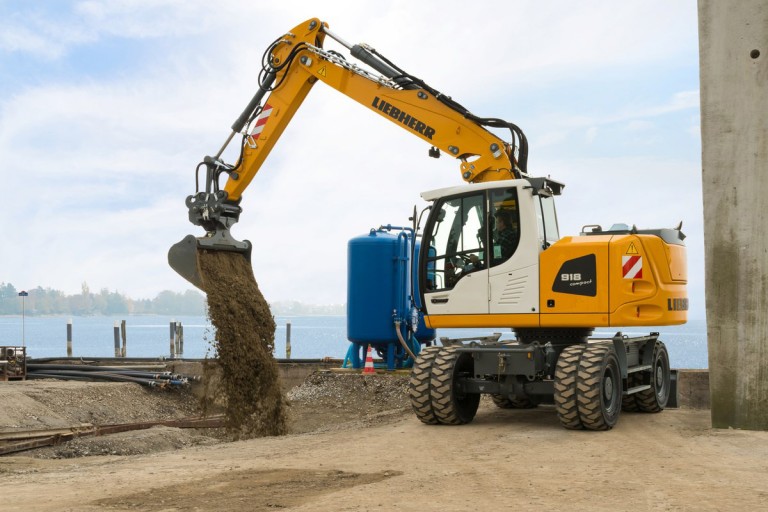 Liebherr - A 918 Compact Litronic Wheeled Excavators Liebherr - A 918 Compact Litronic Wheeled Excavators