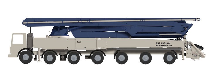 Putzmeister America - 63Z-Meter Concrete Pump Trucks Putzmeister America - 63Z-Meter Concrete Pump Trucks