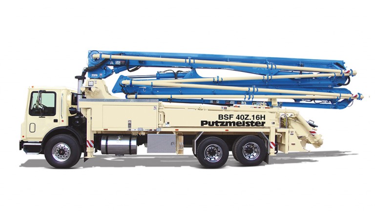Putzmeister America - 40Z Concrete Pump Trucks Putzmeister America - 40Z Concrete Pump Trucks