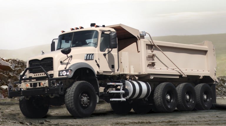 Mack Defense Enters Production Vehicle Testing Phase Of Heavy Dump 