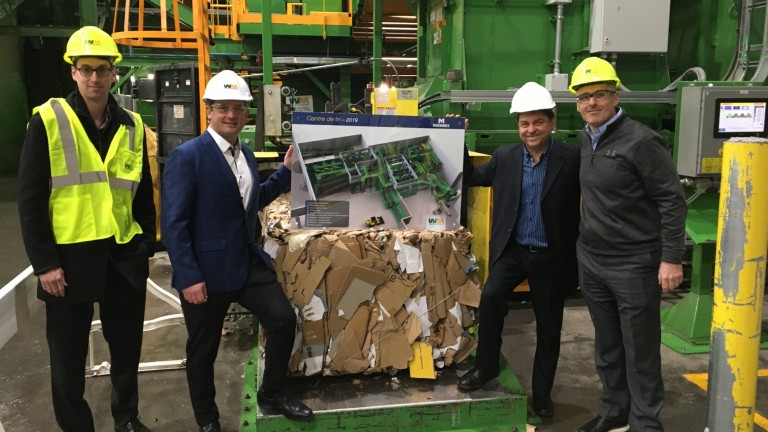 Waste Management MRF In Laval Celebrates Grand Opening