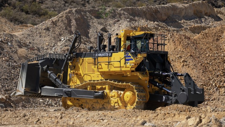 Komatsu mining dozer delivers more production and longer life