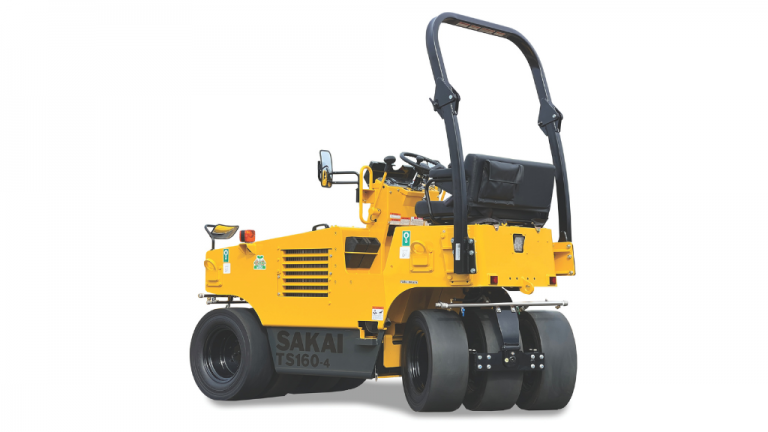 See SAKAI's new pneumatic tire roller at CONEXPO