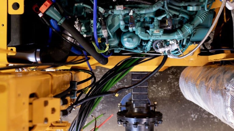 VIDEO: First Volvo Penta–powered underground mining machine from MacLean Engineering is delivered in Quebec