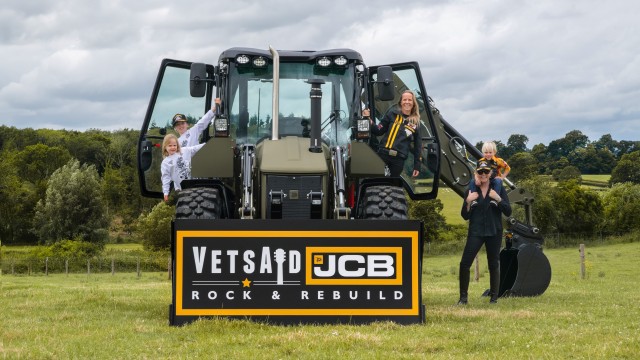 JCB partners with Joe Walsh and VetsAid to rock and rebuild after war conflicts