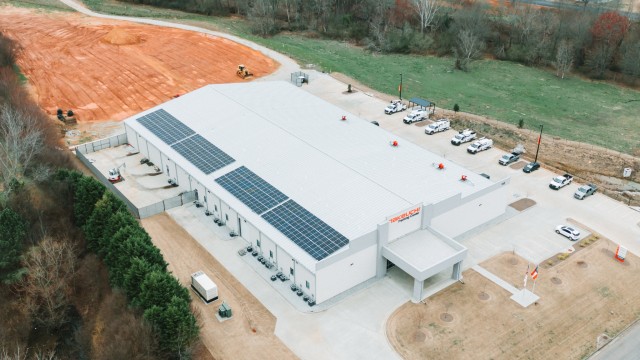 Takeuchi installs solar panels at U.S. facilities