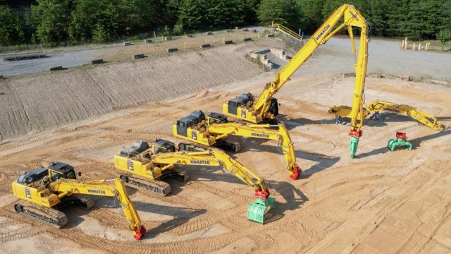 New line of Komatsu demolition excavators now available in North America