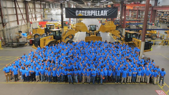 Caterpillar's Little Rock facility celebrates two production milestones