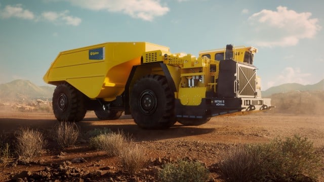 Epiroc’s large-capacity underground mine truck has electric drivetrain, upgraded diesel engine