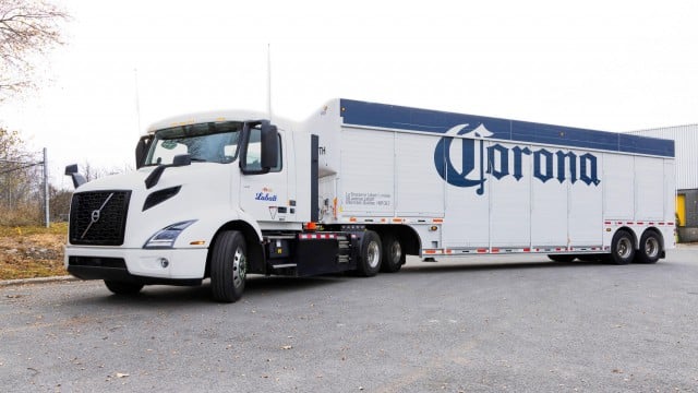 Labatt supports sustainability targets with ten new Volvo VNR Electric trucks