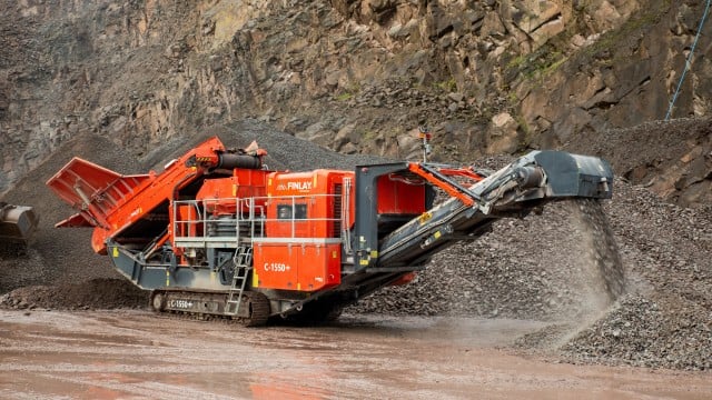 Finlay’s new high-capacity tracked cone crusher delivers 15% tonnage increase