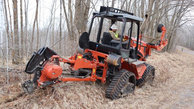 Ditch Witch ride-on trenchers work through challenging conditions to connect rural communities