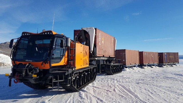 Prinoth deploys 10 Panther vehicles to Antarctica to support long-distance hauls in extreme conditions