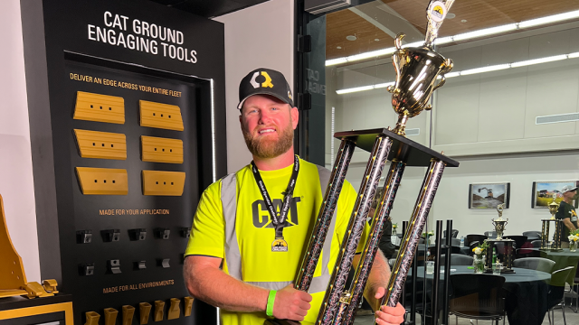 B.C.’s Brock Leclerc to compete in Caterpillar’s Global Operator Challenge final round at CONEXPO-CON/AGG