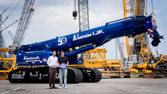LJP Construction expands its fleet with Liebherr telescopic crawler crane
