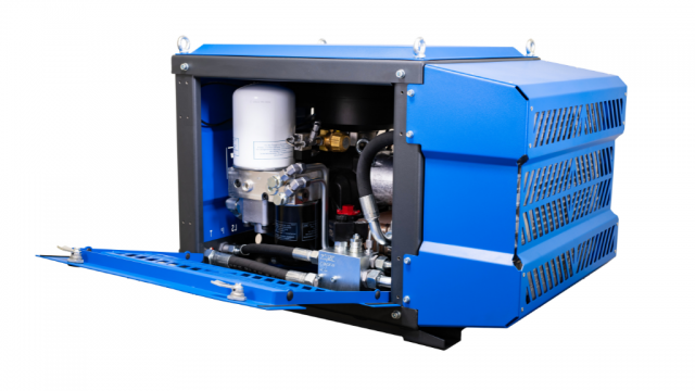 DYNASET’s new above-deck compressor allows for seamless vehicle integration