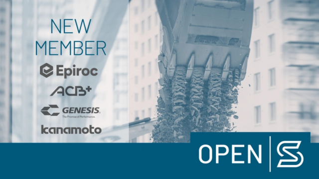 Epiroc, Genesis, and Kanamoto join Open-S Alliance