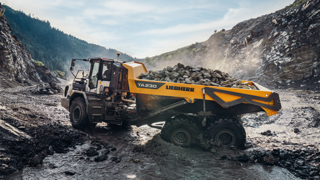 See Liebherr's ADT specs to see how it stacks up for your job site