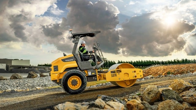 Volvo’s streamlined 7-ton soil compactor delivers cost efficiency