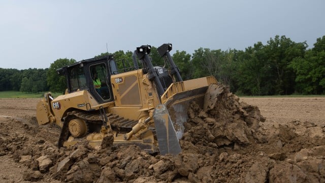Cat introduces an electric-drive powertrain to the D8 dozer platform