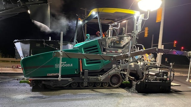 Vögele pavers prove their worth on high-specification GTA projects