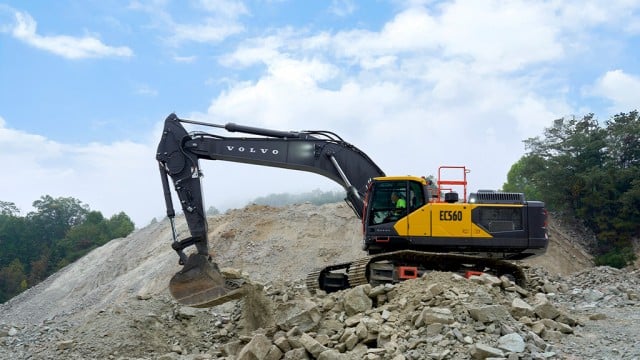 Volvo CE teases 56-ton excavator with 6-cubic-yard bucket