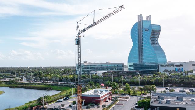 Liebherr self-erecting K-series cranes are designed for North American job sites