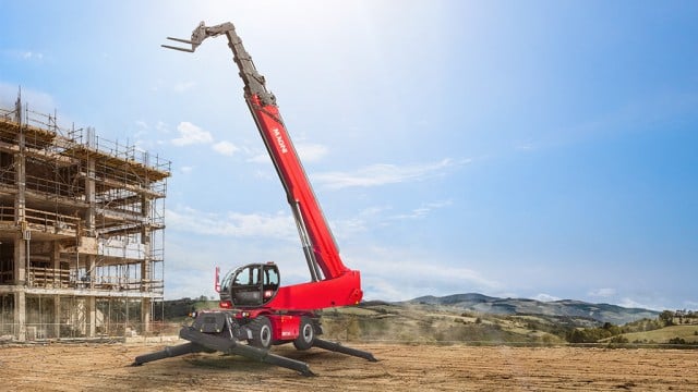 North America's highest-lifting rotating telehandlers