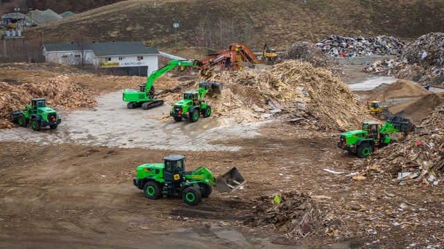 Groupe Bellemare's incredible electric fleet at work in Quebec