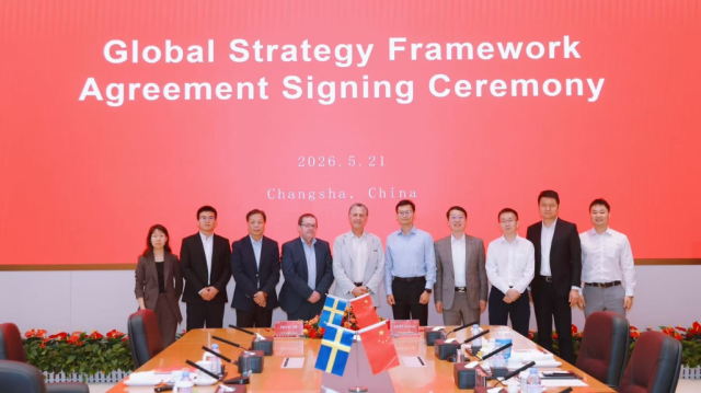 Epiroc and SANY Group sign global partnership agreement
